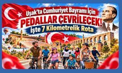Uşak’ta Cumhuriyet Bayramı İçin Pedallar Çevrilecek! İşte 7 Kilometrelik Rota