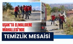 Uşak’ta Elmalıdere Mahallesi’nde Temizlik Mesaisi