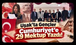 Uşak’ta Gençler Cumhuriyet’e 29 Mektup Yazdı! Geleceğe Mesaj Verdiler