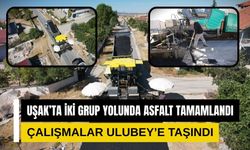 Uşak’ta İki Grup Yolunda Asfalt Tamamlandı, Çalışmalar Ulubey’e Taşındı