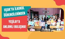 Uşak’ta İlkokul Öğrencilerinden Yeşilay’a Anlamlı Buluşma!
