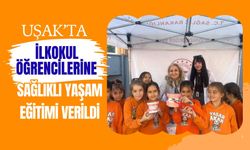 Uşak’ta İlkokul Öğrencilerine Sağlıklı Yaşam Eğitimi Verildi