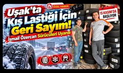 Uşak’ta Kış Lastiği İçin Geri Sayım! İsmail Özercan Sürücüleri Uyardı