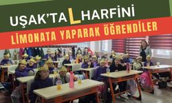 Uşak’ta L Harfini Limonata Yaparak Öğrendiler
