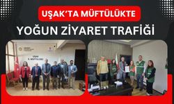 Uşak’ta Müftülükte Yoğun Ziyaret Trafiği