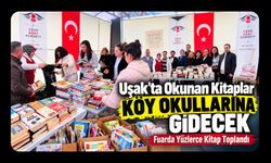 Uşak’ta Okunan Kitaplar Köy Okullarına Gidecek: Fuarda Yüzlerce Kitap Toplandı