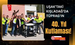 Uşak’taki Kışladağ’da Tüprag’ın 40. Yıl Kutlaması! Çalışanlara Plaket Verildi