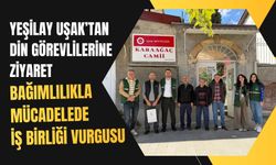 Yeşilay Uşak’tan Din Görevlilerine Ziyaret, Bağımlılıkla Mücadelede İş Birliği Vurgusu