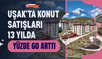 Uşak’ta Konut Satışları 13 Yılda Yüzde 60 Arttı