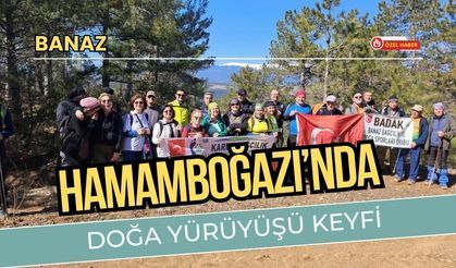 Banaz Hamamboğazı’nda Doğa Yürüyüşü Keyfi