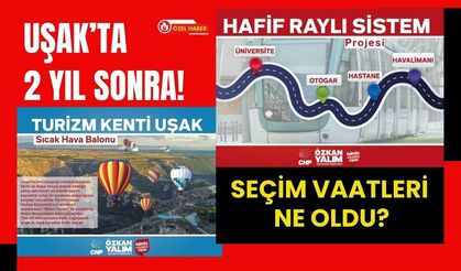 Uşak’ta 2 Yıl Sonra! Seçim Vaatleri Ne Oldu?