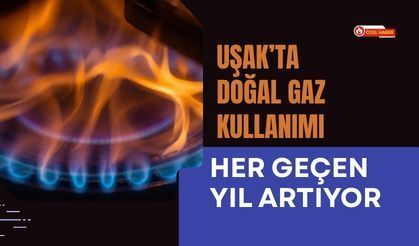 Uşak’ta Doğal Gaz Kullanımı Her Geçen Yıl Artıyor
