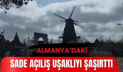 Almanya’daki Sade Açılış Uşaklıyı Şaşırttı