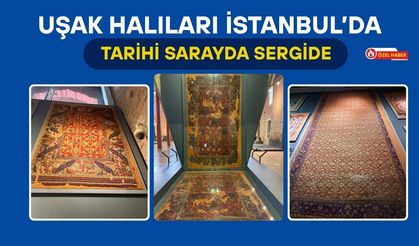 Uşak Halıları İstanbul’da Tarihi Sarayda Sergide