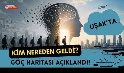 Uşak’ta Kim Nereden Geldi? Göç Haritası Açıklandı!