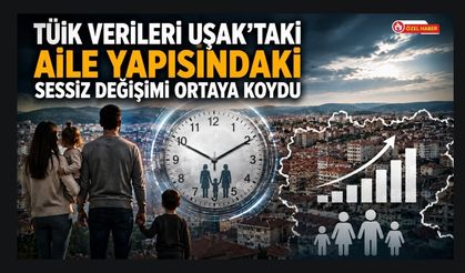 TÜİK Verileri Uşak’taki Aile Yapısındaki Sessiz Değişimi Ortaya Koydu