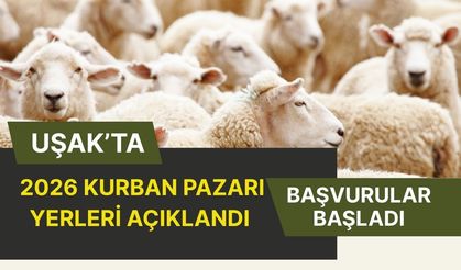 Uşak’ta 2026 Kurban Pazarı Yerleri Açıklandı: Başvurular Başladı