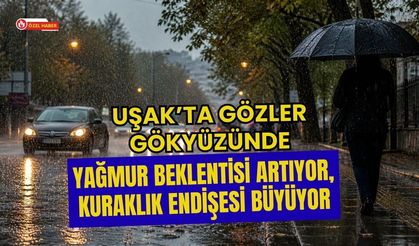 Uşak’ta Gözler Gökyüzünde: Yağmur Beklentisi Artıyor, Kuraklık Endişesi Büyüyor
