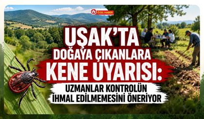 Uşak'ta Doğaya Çıkanlara Kene Uyarısı: Uzmanlar Kontrolün İhmal Edilmemesini Öneriyor