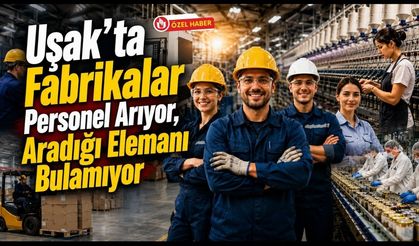 Uşak'ta Fabrikalar Personel Arıyor, Aradığı Elemanı Bulamıyor