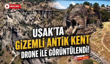 Uşak'ta Gizemli Antik Kent Drone ile Görüntülendi! Toprağın Altında Bir Medeniyet Uyuyor