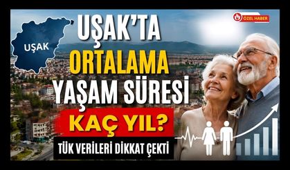Uşak'ta Ortalama Yaşam Süresi Kaç Yıl? TÜİK Verileri Dikkat Çekti