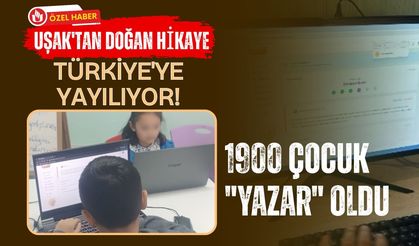 Uşak'tan Doğan Hikaye Türkiye'ye Yayılıyor! 1900 Çocuk "Yazar" Oldu
