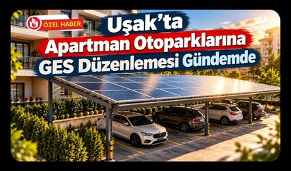 Uşak’ta Apartman Otoparklarına GES Düzenlemesi Gündemde