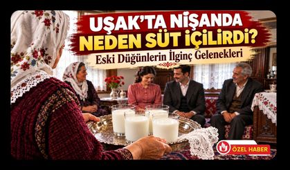 Uşak’ta Nişanda Neden Süt İçilirdi? Eski Düğünlerin İlginç Gelenekleri