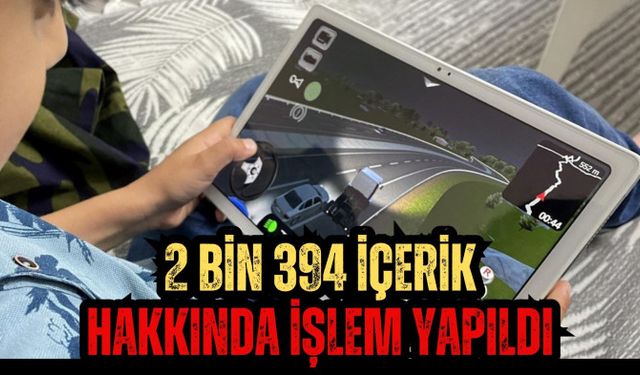 2 bin 394 içerik hakkında işlem yapıldı