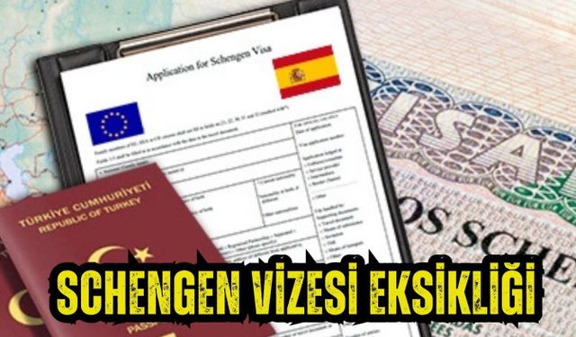 Schengen vizesi eksikliği