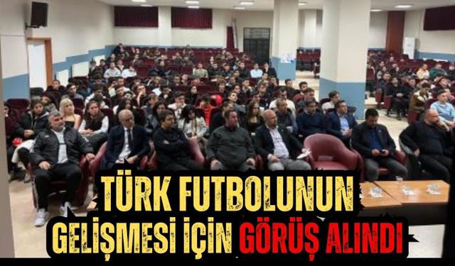 TÜRK FUTBOLUNUN GELİŞMESİ İÇİN GÖRÜŞ ALINDI