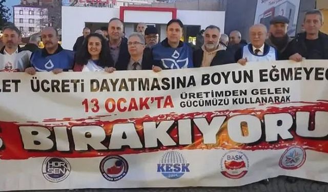 Uşak’ta kamu emekçileri iş bırakıyor