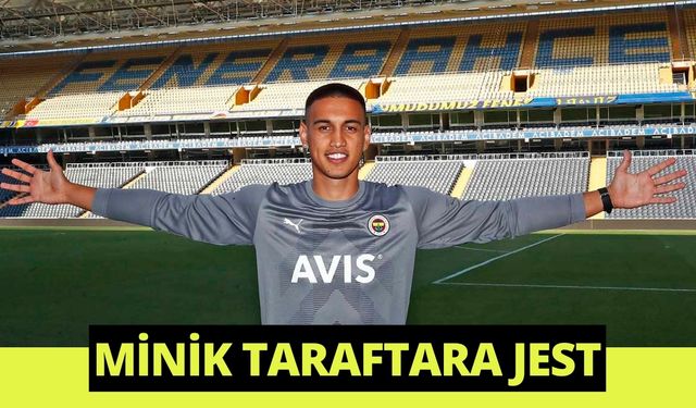 MİNİK TARAFTARA JEST