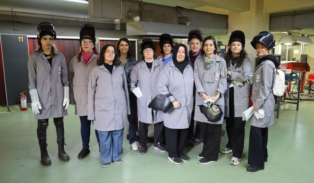 Kadın Kaynakçılar Yetişiyor