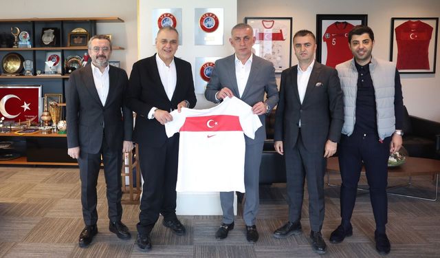 Hikmet Çinçin'den TFF Başkanı Hacıosmanoğlu'na Ziyaret