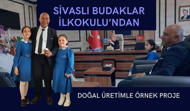 Sivaslı Budaklar İlkokulu’ndan Doğal Üretimle Örnek Proje