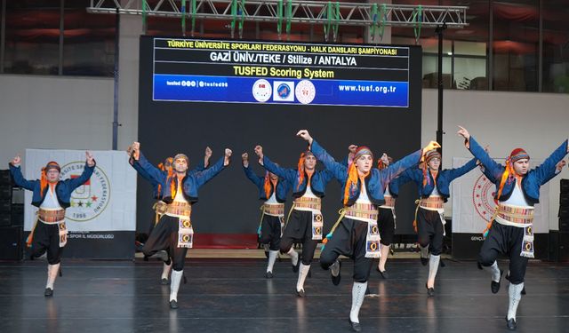Halk Danslarında Türkiye'nin En İyileri Antalya'da Belli Oldu