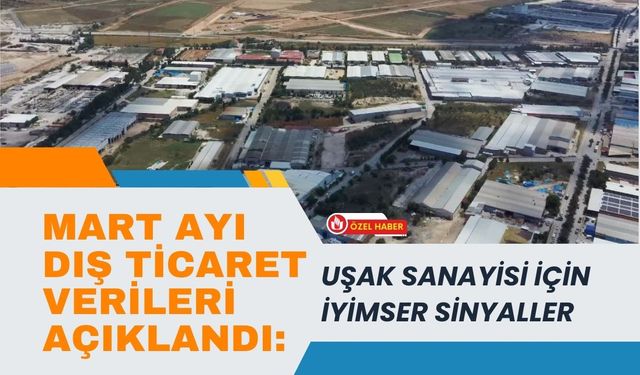 Mart Ayı Dış Ticaret Verileri Açıklandı: Uşak Sanayisi İçin İyimser Sinyaller