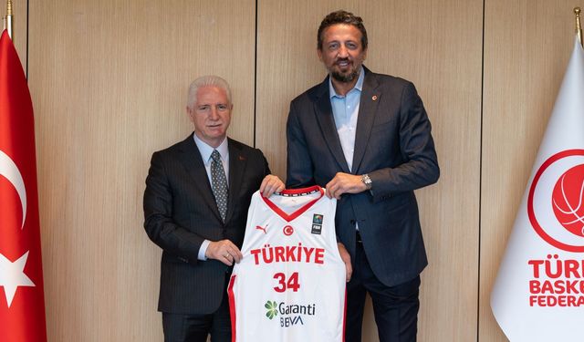 İstanbul Valisi Davut Gül'den, TBF Başkanı Türkoğlu’na Ziyaret