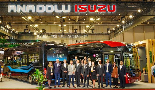 Anadolu Isuzu, UITP Zirvesi’nde%100 elektrikli Citivolt 12 ve NovoCiti VOLT modellerini sergiledi.