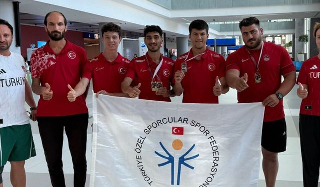 Para Atletizm Erkek Milli Takımımız 4 Madalya ile Yurda Döndü