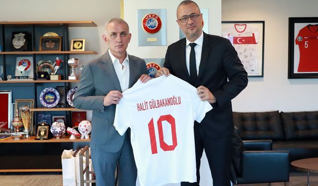 Nesine.com CEO'sundan TFF Başkanı Hacıosmanoğlu'na Ziyaret