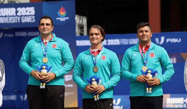 Batuhan, Yakup ve Yunus Emre'den Altın Vuruş