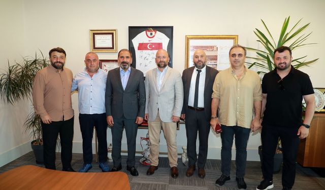 TFF İstanbul İl Disiplin Kurulu'ndan Mecnun Otyakmaz'a Ziyaret