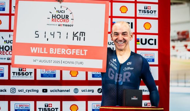 William Bjergfelt Konya Velodromu’nda Dünya Rekoru Kırdı