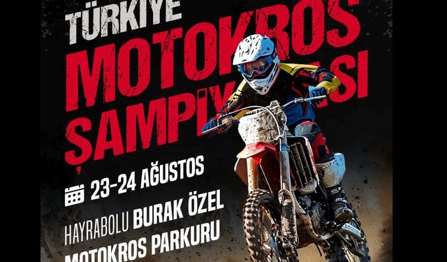 Motokros Heyecanı Hayrabolu'da Yaşanacak
