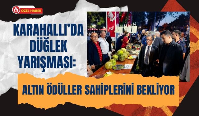 Karahallı’da Düğlek Yarışmasında Altın Ödül