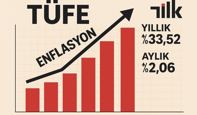 TÜFE Temmuz’da Yüzde 2,06 Arttı, Yıllık Enflasyon Yüzde 33,52’ye Geriledi
