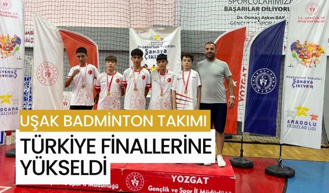 Uşak Badminton Takımı Türkiye Finallerine Yükseldi
